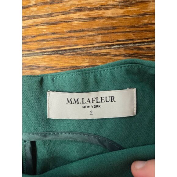 MM Lafleur Green The Sarah Career Sleeveless Sheath Dress Size 2 - Picture 3 of 5